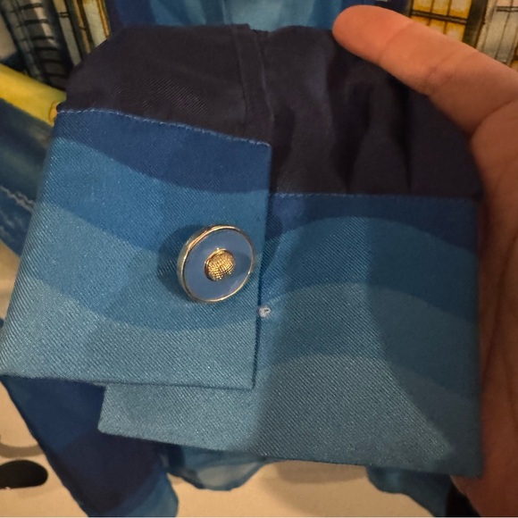 Casablanca Tokyo Nights Long Sleeve Cuban Collar Shirt in Multi - Picture 13 of 16